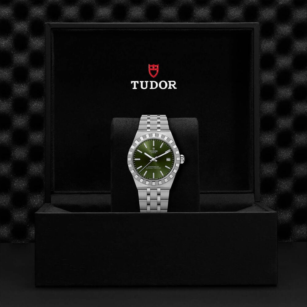 TUDOR Royal 36mm Green Dial Stainless Steel Bracelet Watch
