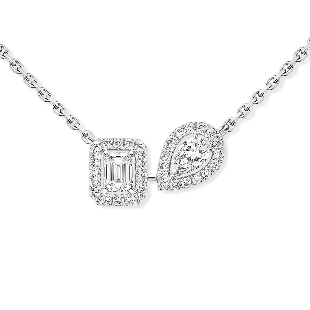 Messika My Twin Toi & Moi White Gold 0.30ct Diamond Necklace image number 1