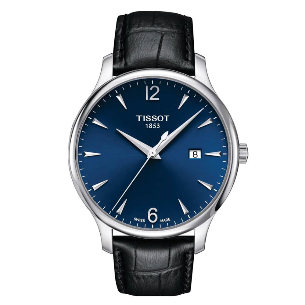 Tissot Tradition Blue Dial 42mm Mens Watch