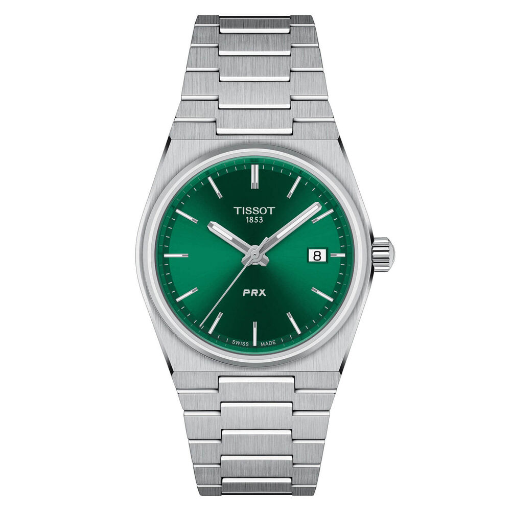 Tissot PRX35 35mm Green Dial Bracelet Watch image number 0
