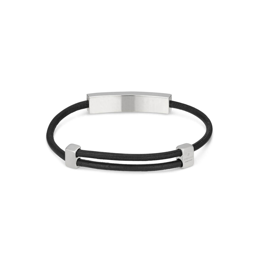 Gucci Interlocking Leather Bracelet image number 2