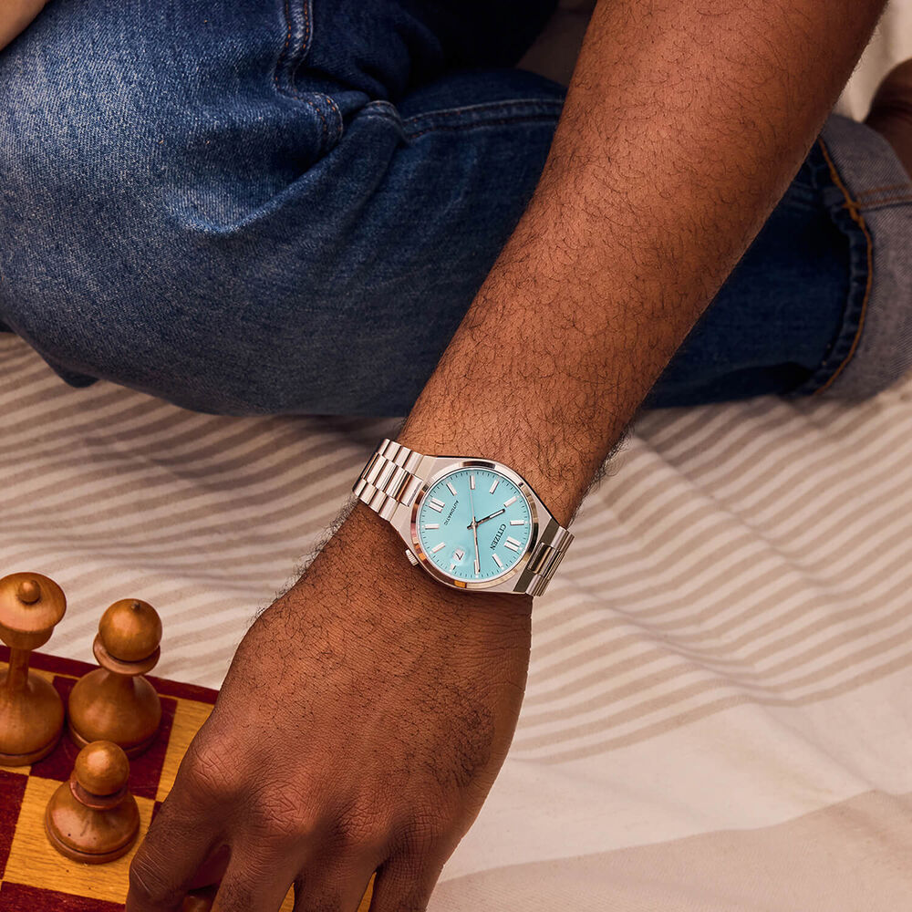 Citizen Tsuyosa 37mm Ice Blue Dial Steel Case Bracelet Watch image number 6