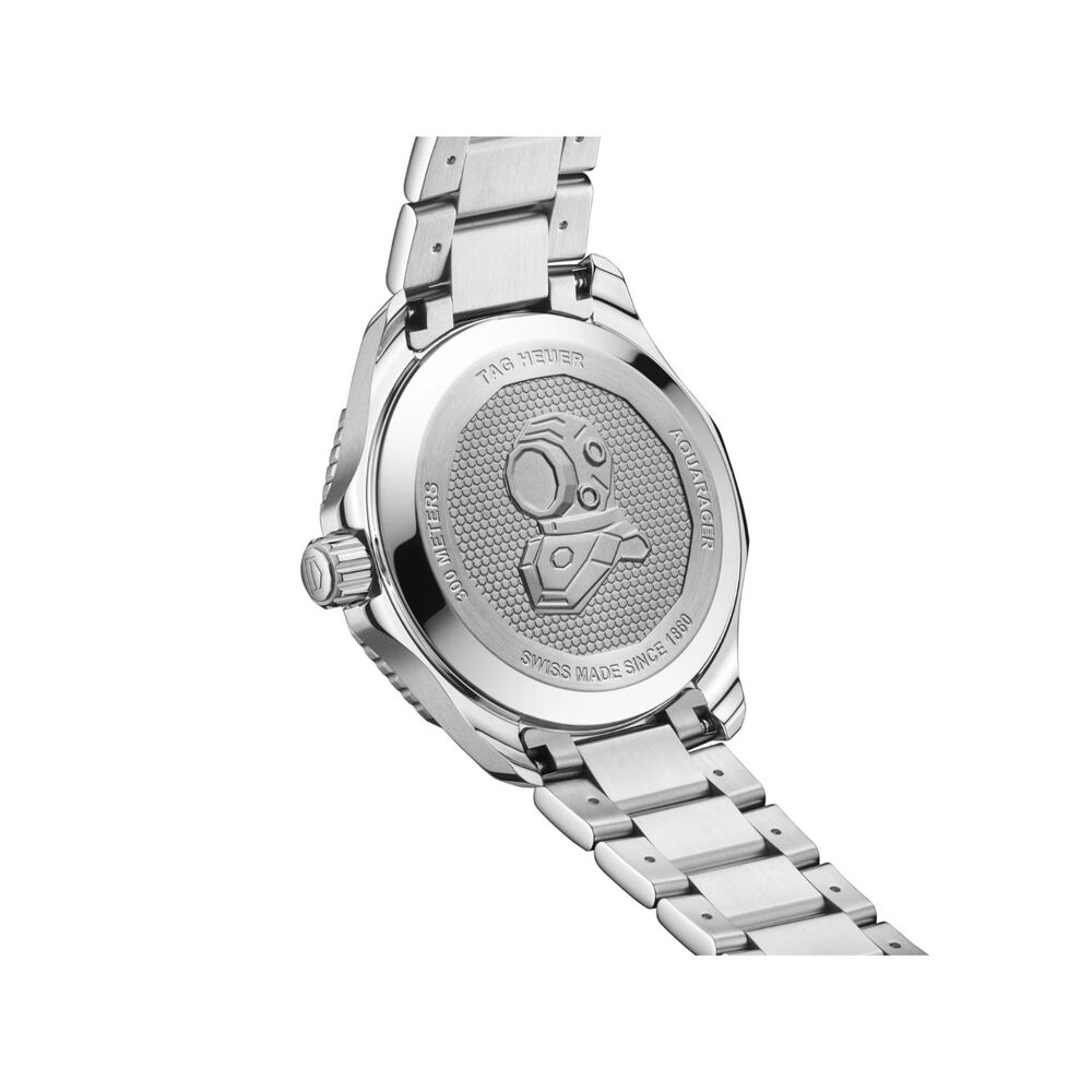 TAG Heuer Aquaracer Professional 300 GMT 42mm Blue Dial Steel Bracelet Watch image number 3