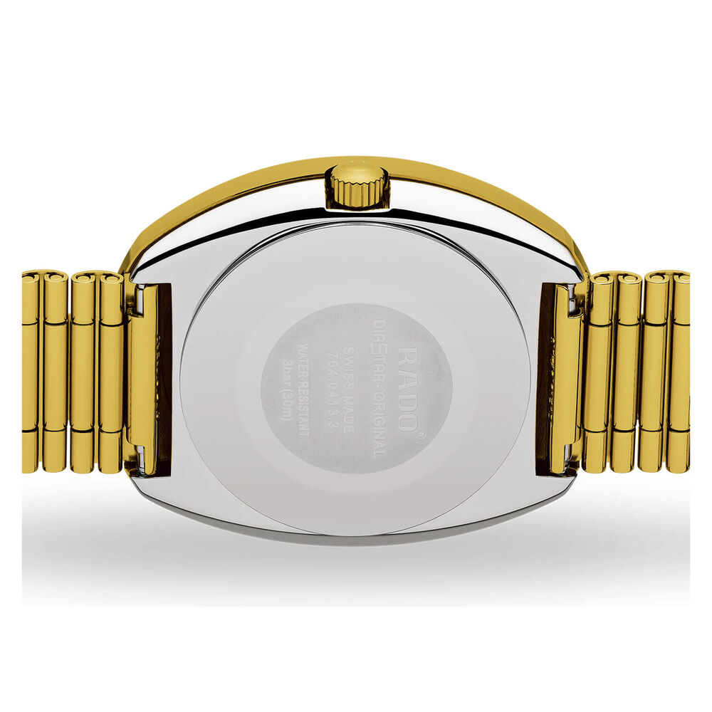 Rado Diastar 35mm Gold Dial Yellow Gold Case Watch image number 2