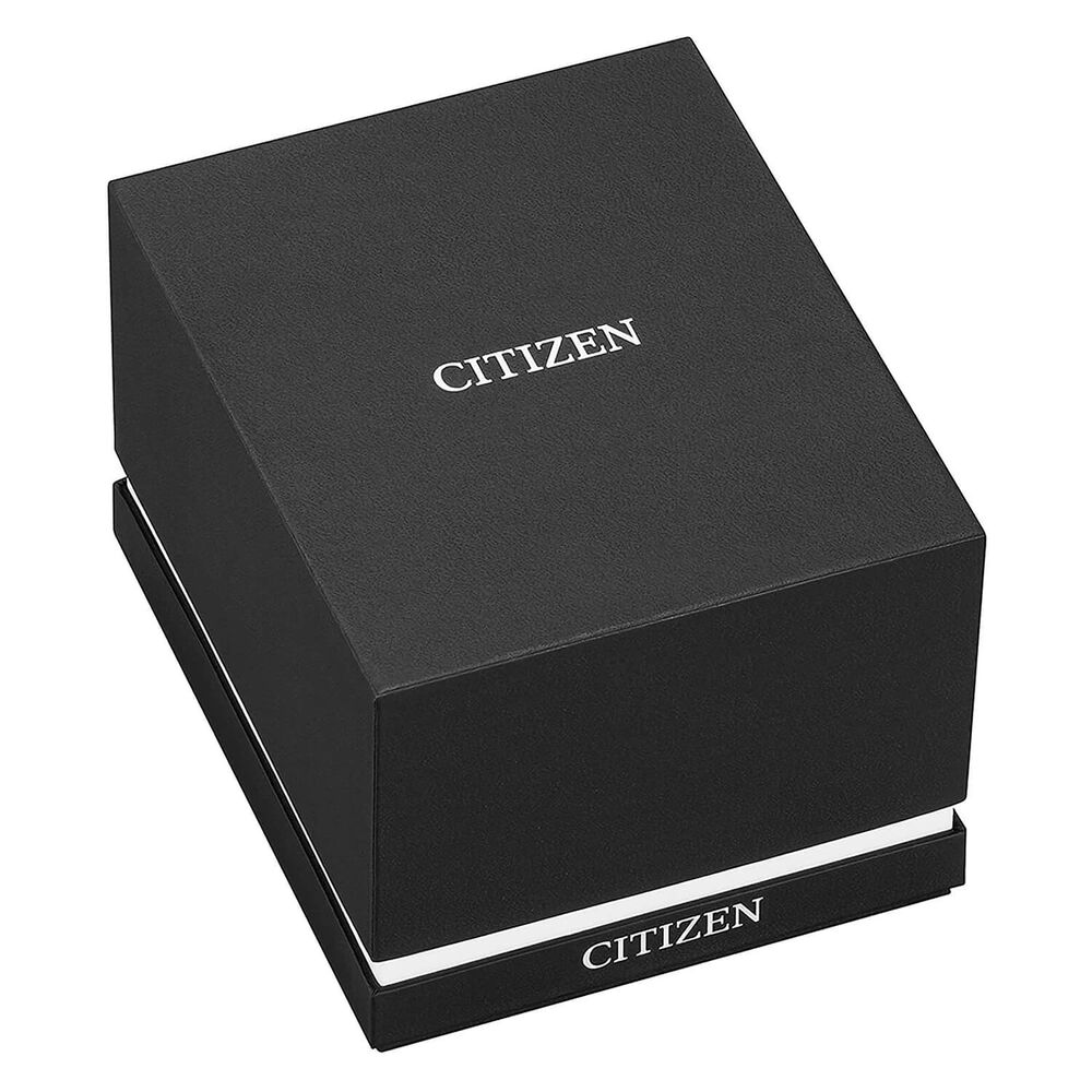 Citizen Fio 14x30mm Black Dial Yellow Gold Tone Steel Bracelet Watch