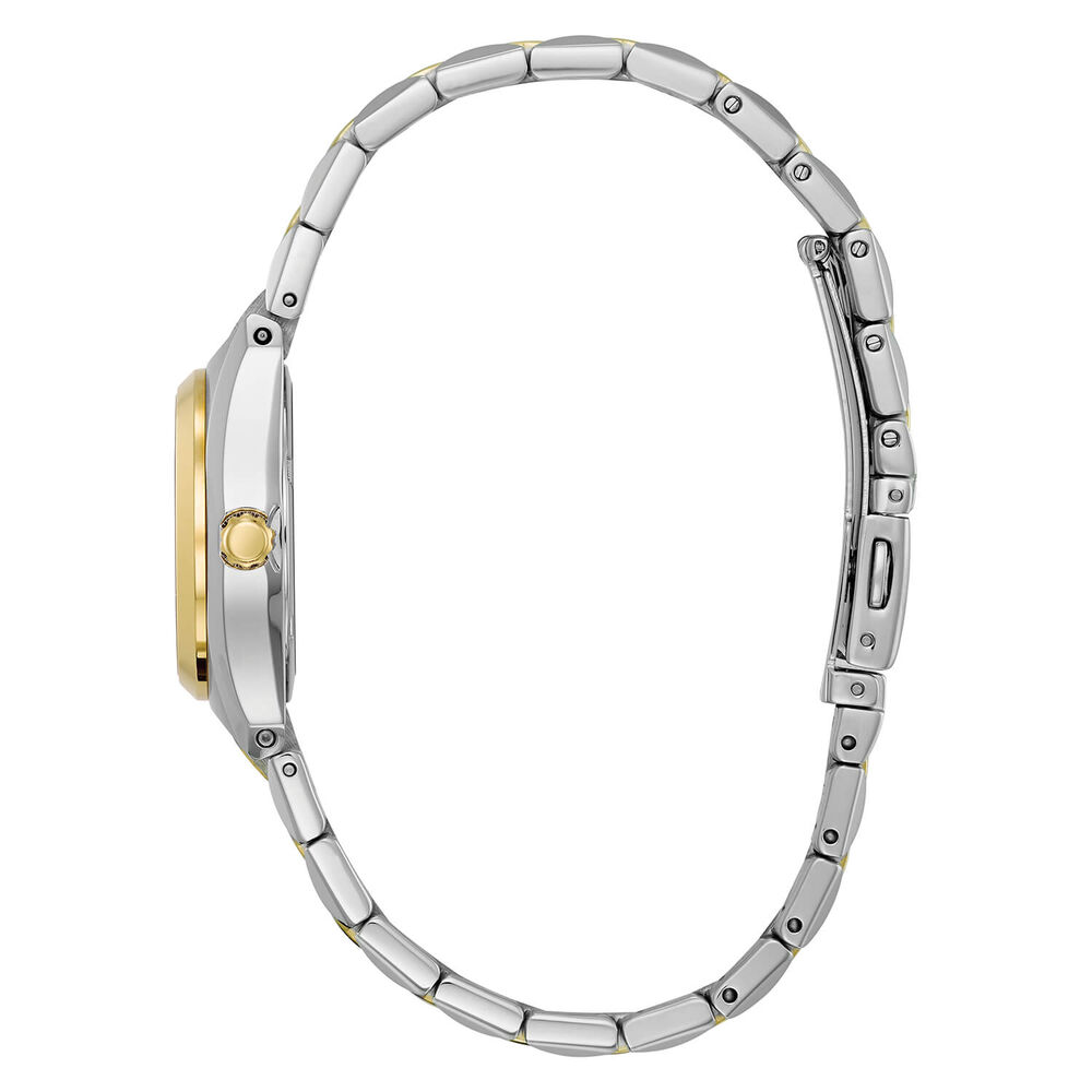 Citizen Eco-Drive Blue Dial Two Tone Steel Bracelet Ladies' Watch image number 1