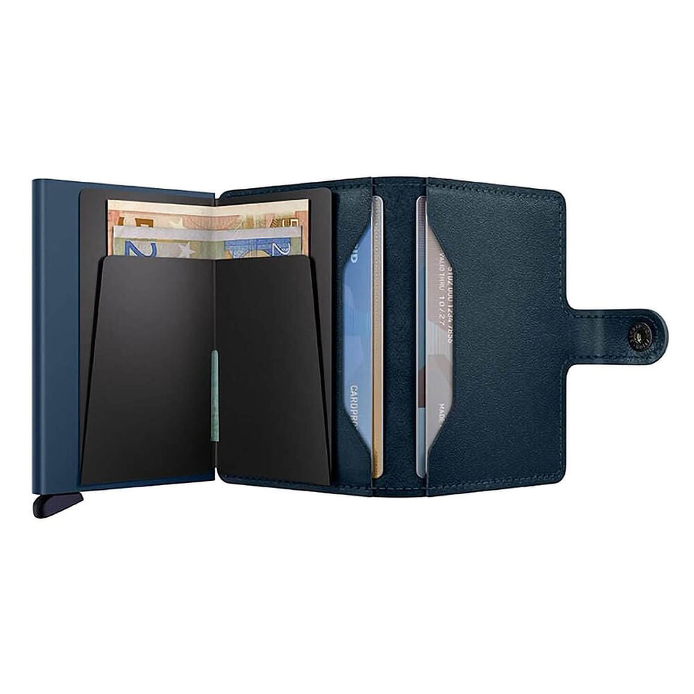 Secrid Original Navy-Navy Leather Miniwallet image number 4