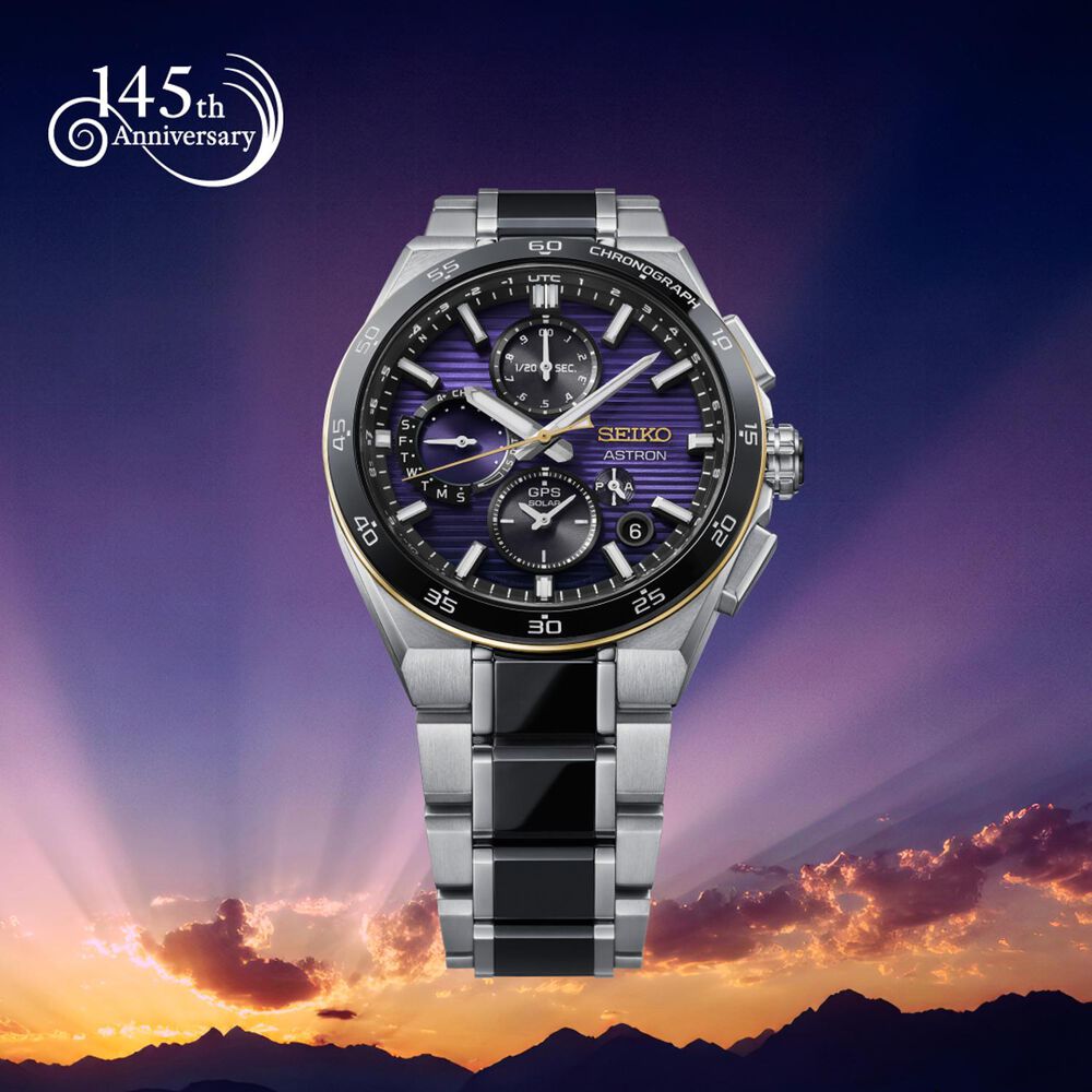 Seiko 145th Anniversary Astron GPS Solar Limited Edition Edo Purple Watch