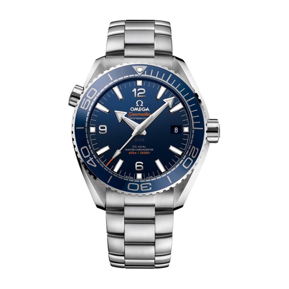 Omega Seamaster Planet Ocean Automatic blue dial and steel watch