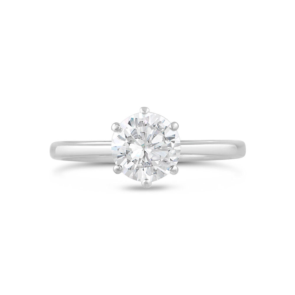 9ct White Gold Dress Ring