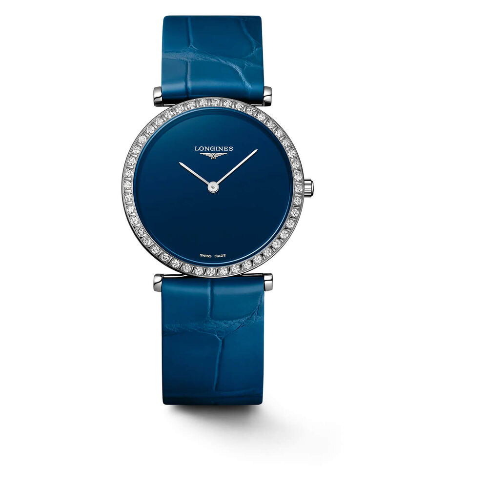 Longines Elegance Le Grande Classique 29mm Blue Dial & Strap Watch