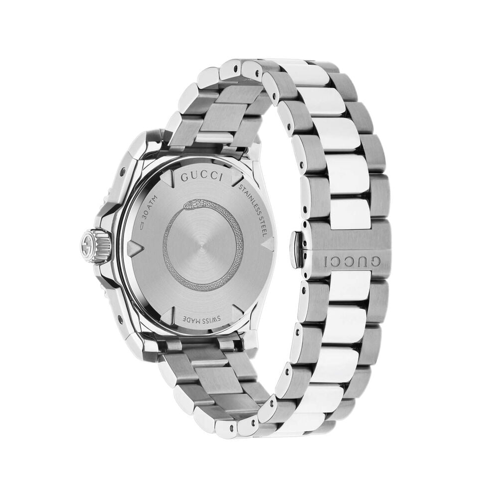 Gucci Dive 40mm Black Dial Stainless Steel Bracelet Watch
