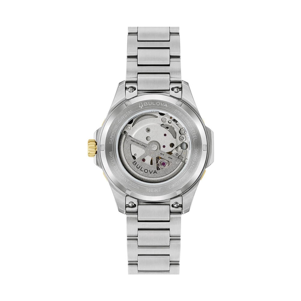 Bulova Marine Star 41mm Green Dial Two Tone Steel Bracelet Watch