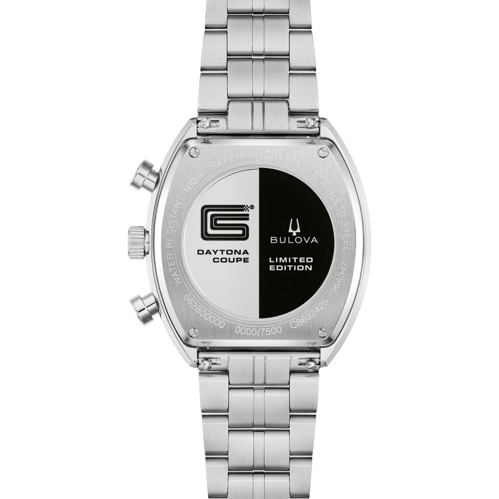 Bulova Shelby Racer Daytona Coupe 40mm Steel Case Bracelet Watch