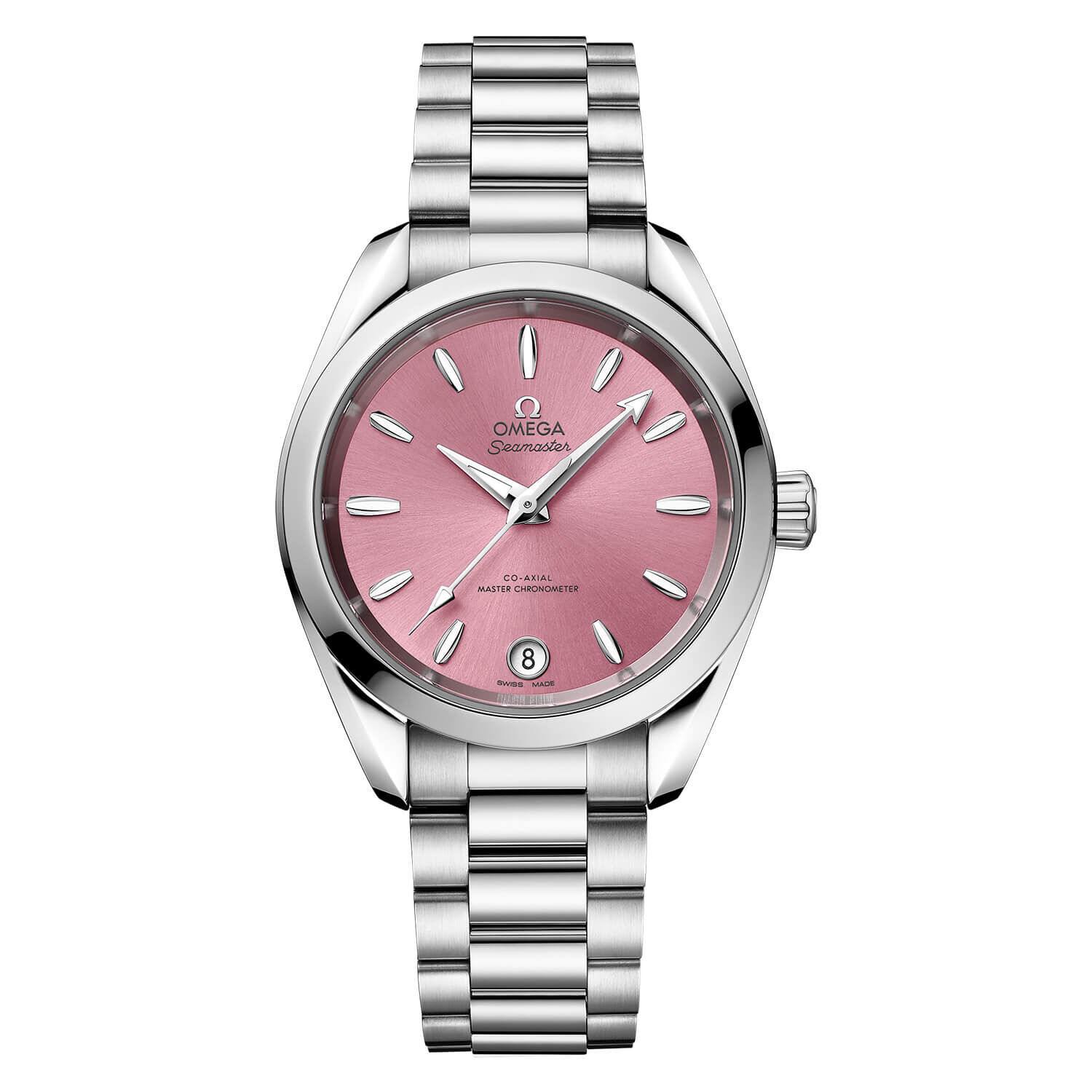 OMEGA Seamaster Aqua Terra 34mm Pink Dial Steel Case Watch