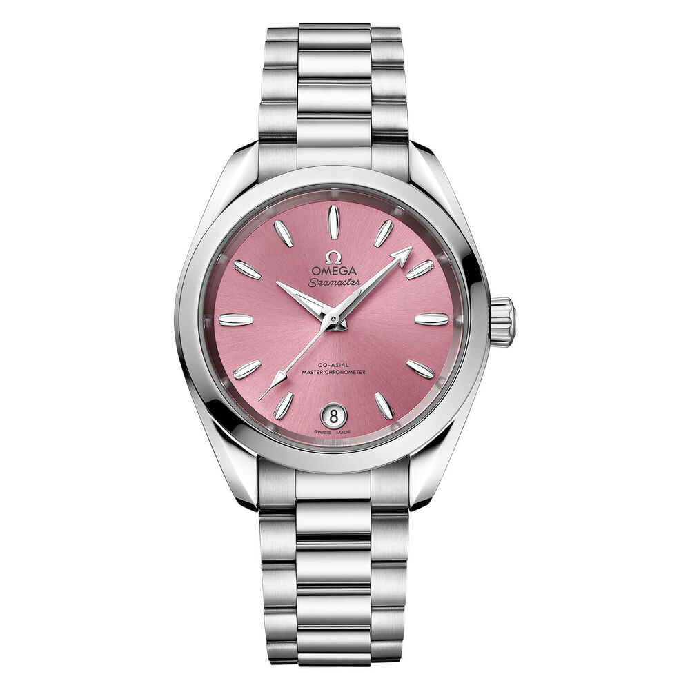 OMEGA Seamaster Aqua Terra 34mm Pink Dial Steel Case Watch image number 0