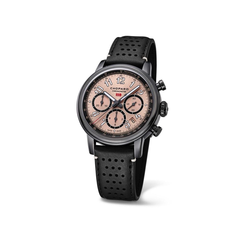 Chopard Mille Miglia Classic Patina 40.5mm Dial Black Leather Strap Watch