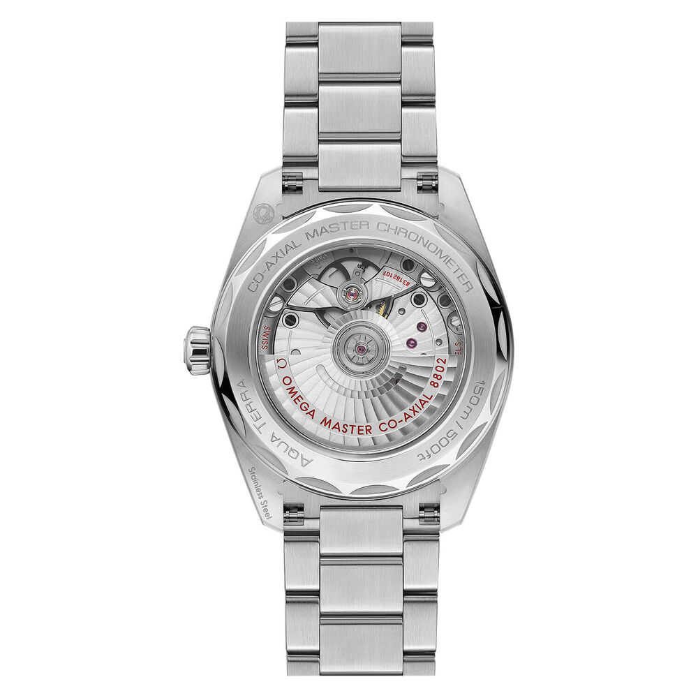 OMEGA Seamaster Aqua Terra 38mm Green Dial Steel Case Bracelet Watch image number 1