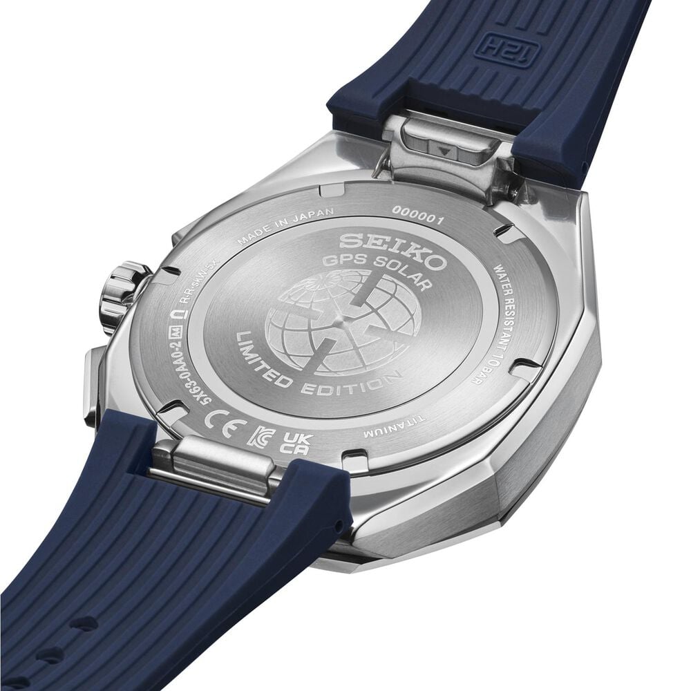 Seiko 145th Anniversary Astron GPS Solar 5X63 White-Silver Dial Titanium Bracelet Watch