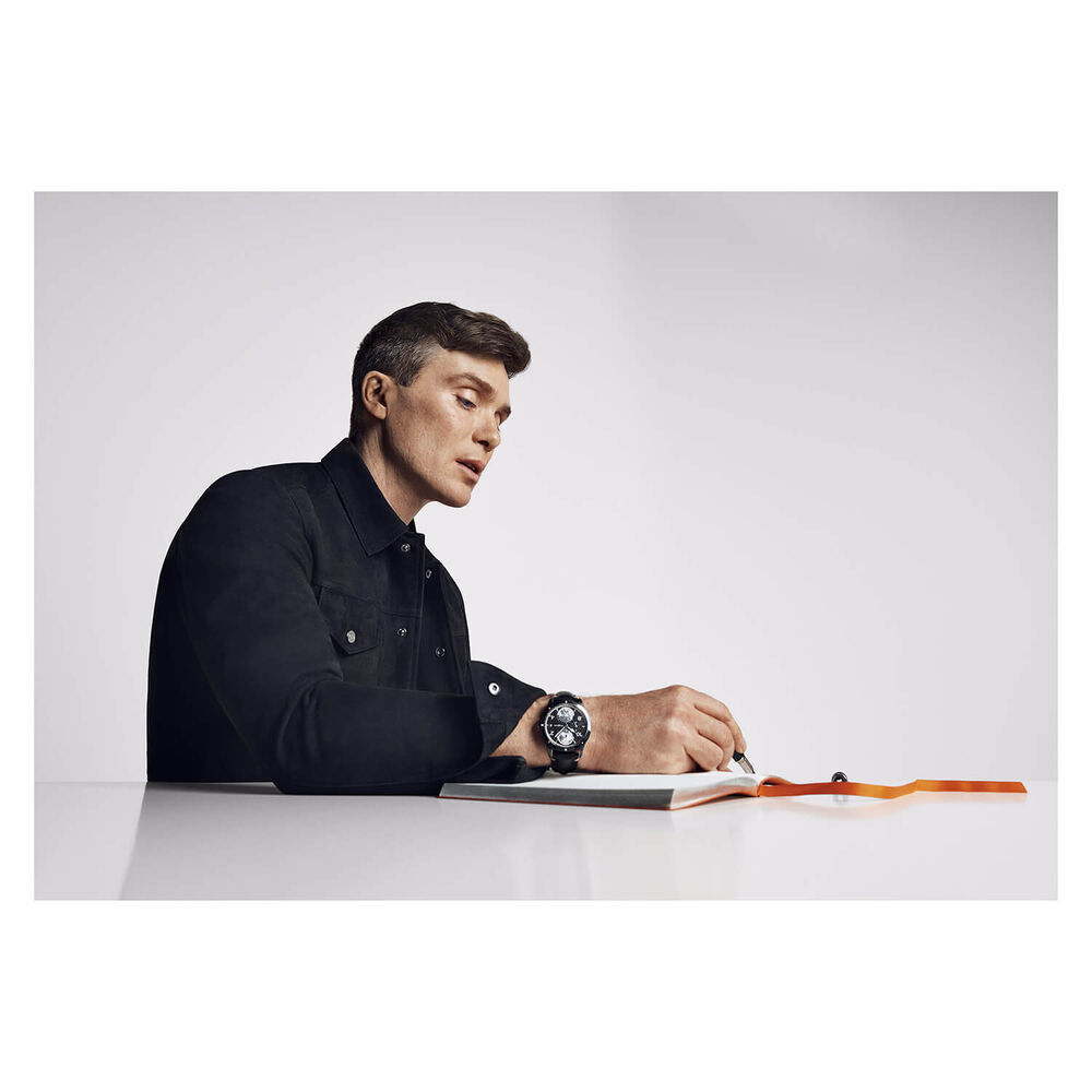 Montblanc 1858 Geosphere Ultra-Black LE858 Black Dial Black Strap Watch image number 4