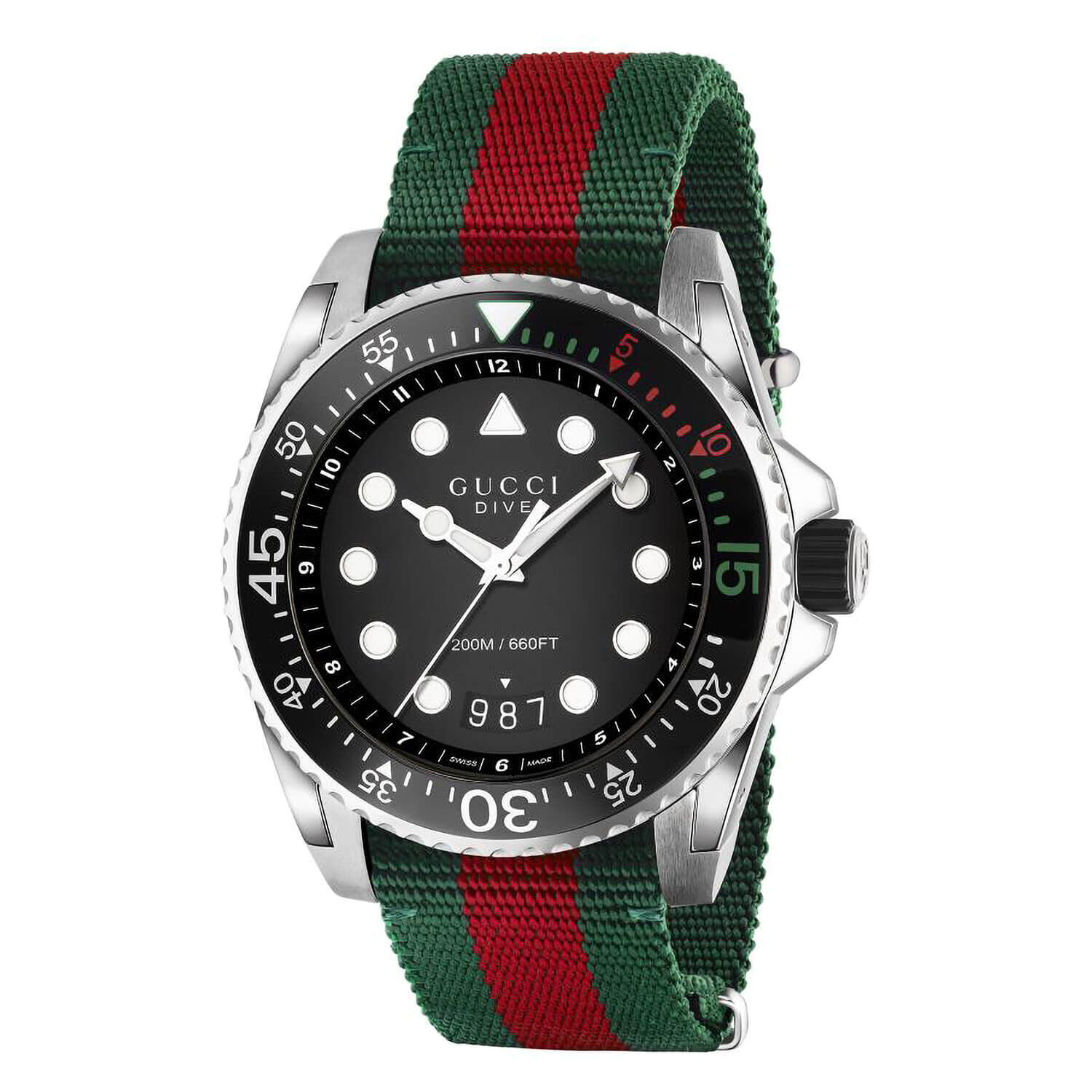 Gucci watch green and red sale