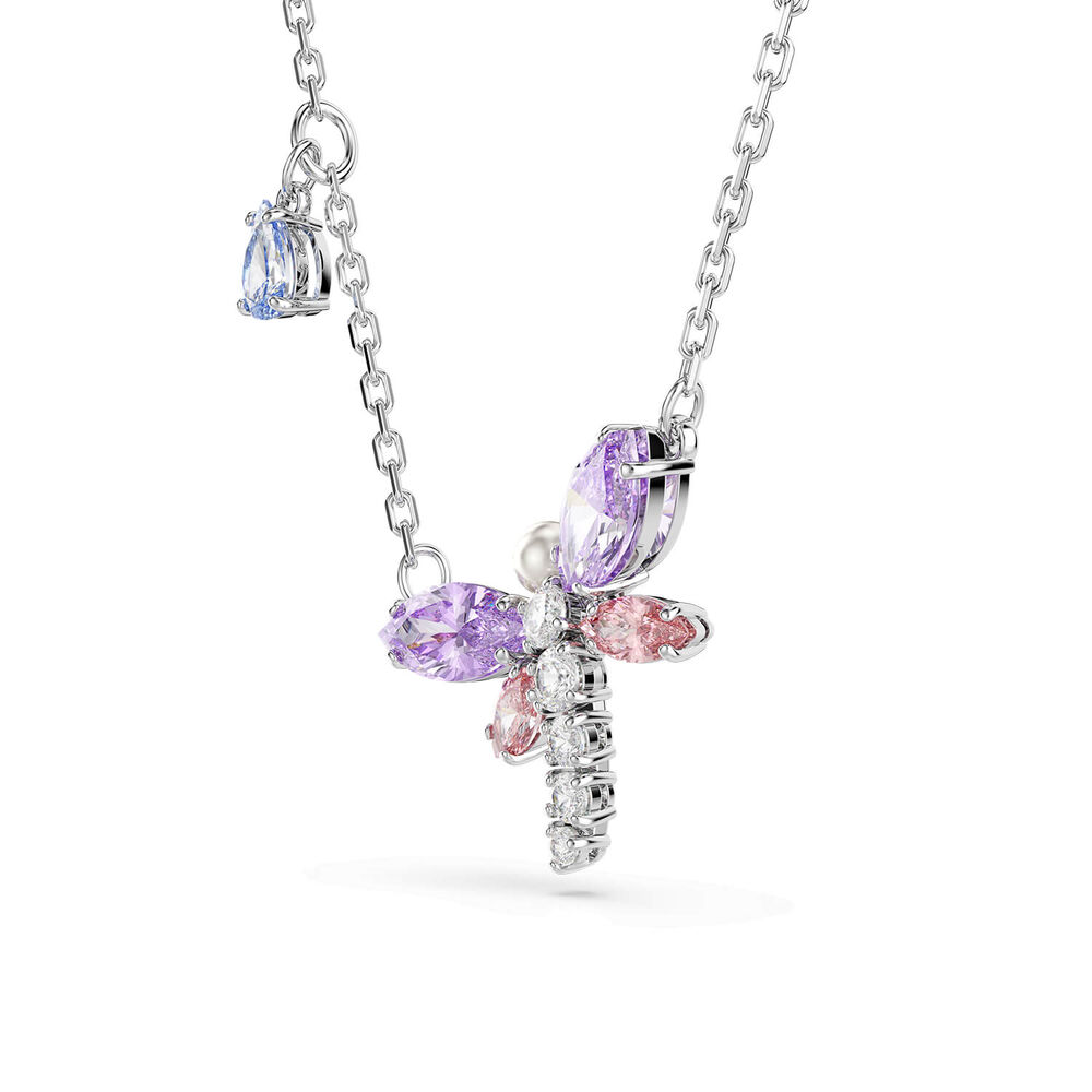 Swarovski x Ariana Grande Multicoloured Crystals & Cubic Zirconia Dragonfly Pendant