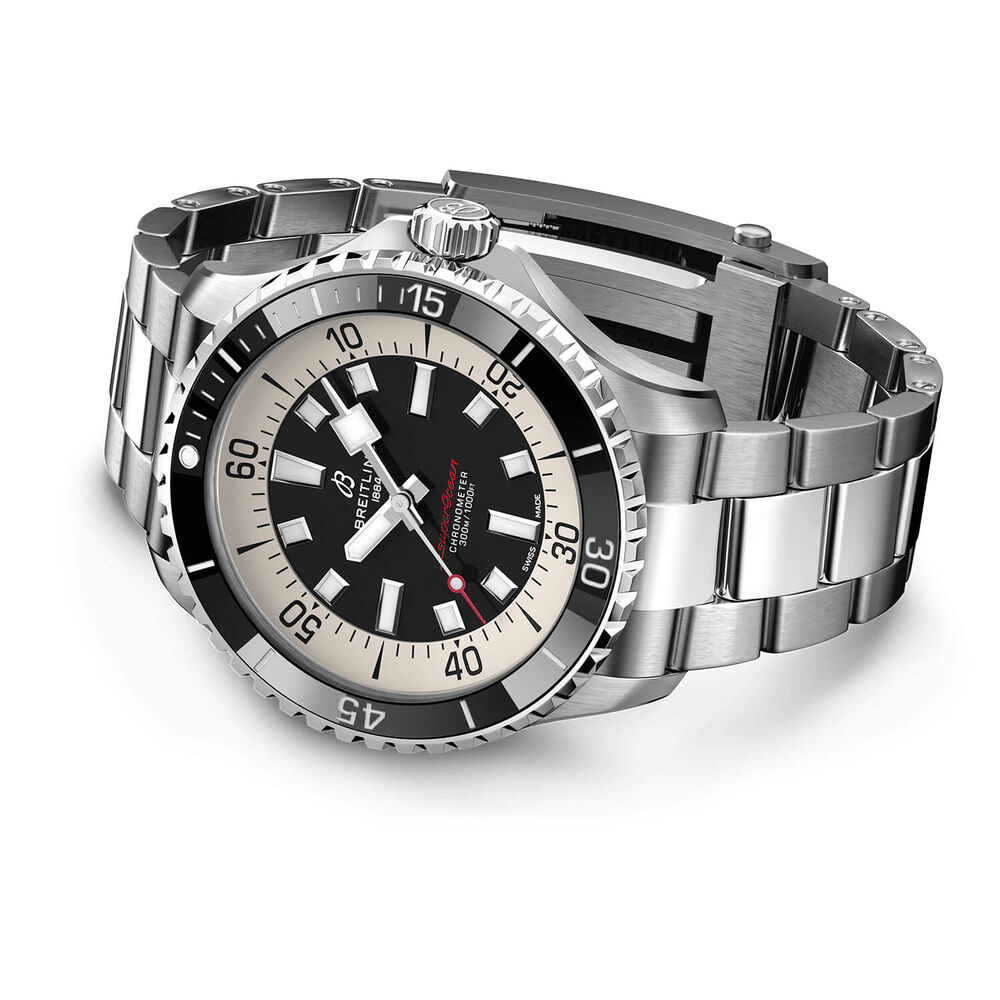 Breitling Superocean Automatic 44 Black Dial Bracelet Watch image number 3