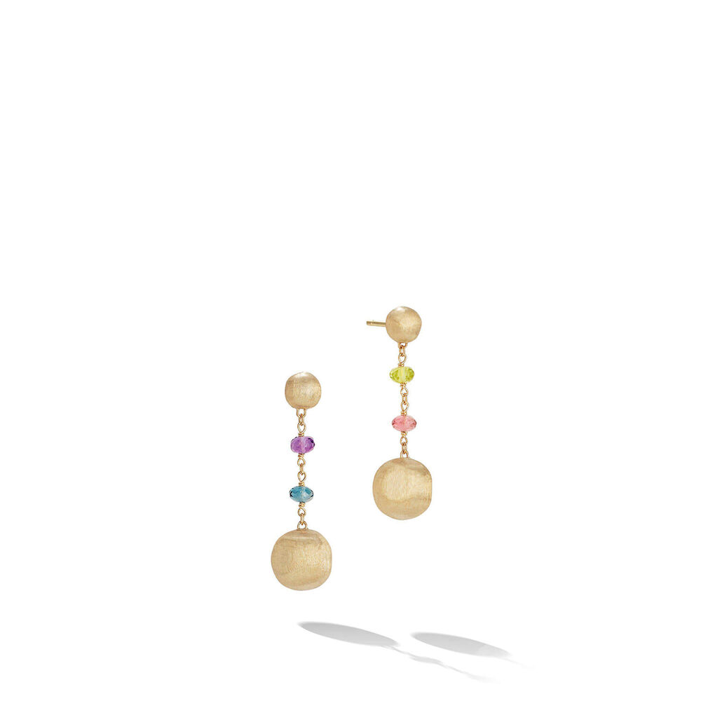 Marco Bicego Africa 18ct Yellow Gold Time Honored Drop Earrings
