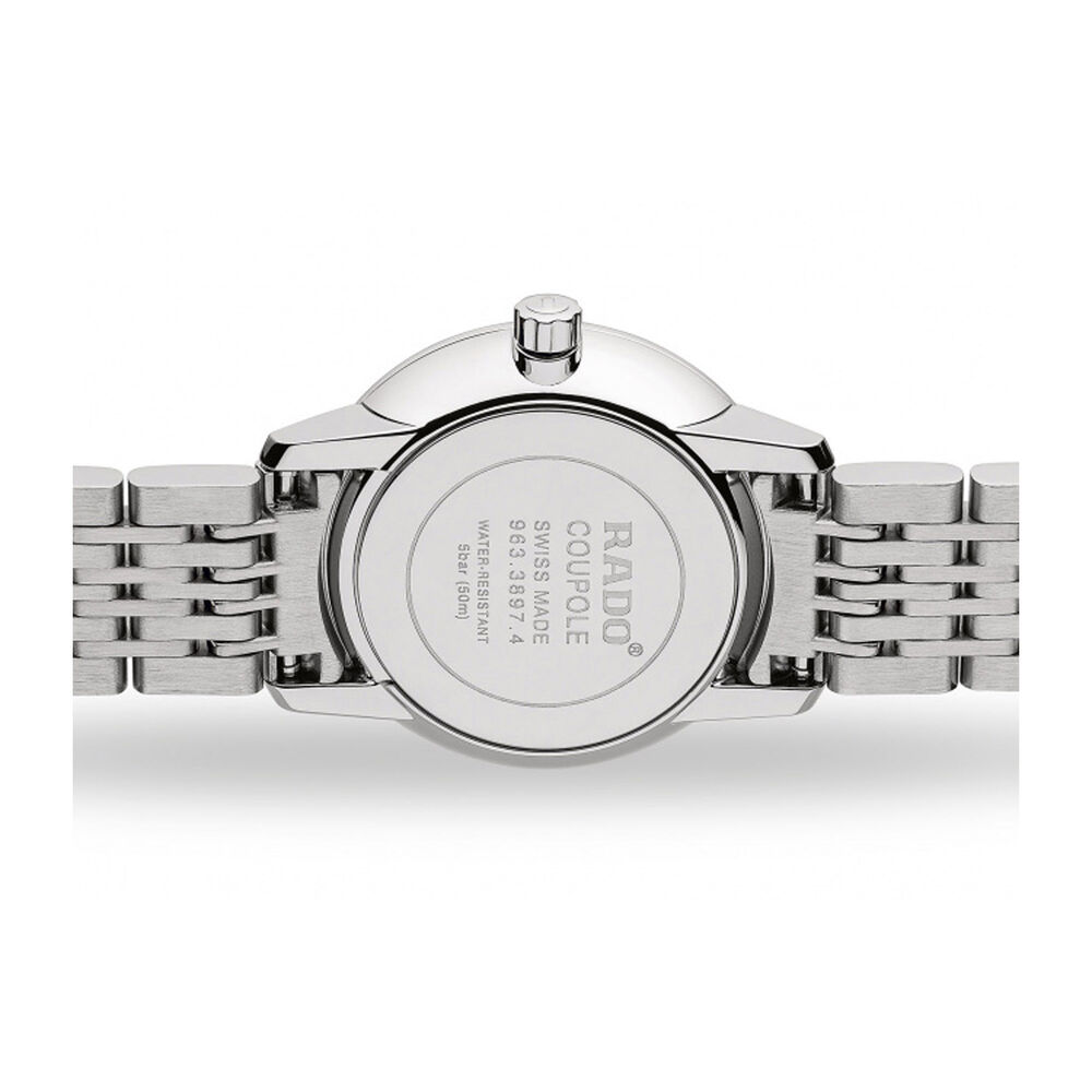 Rado Coupole Classic Diamonds Blue Mother Of Pearl & Steel Watch image number 2