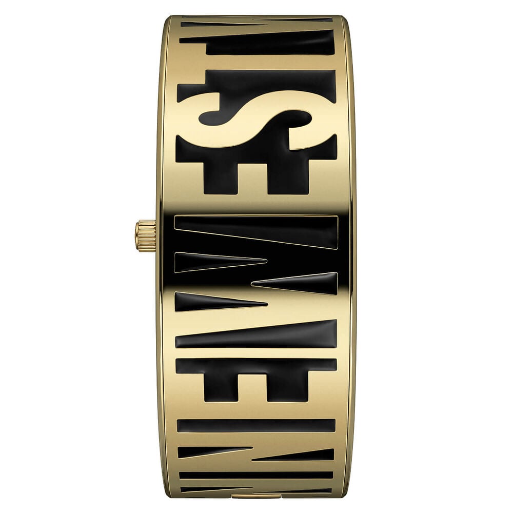 Vivienne Westwood Belvoir 25mm Black Dial Black & Gold Bangle Watch image number 4