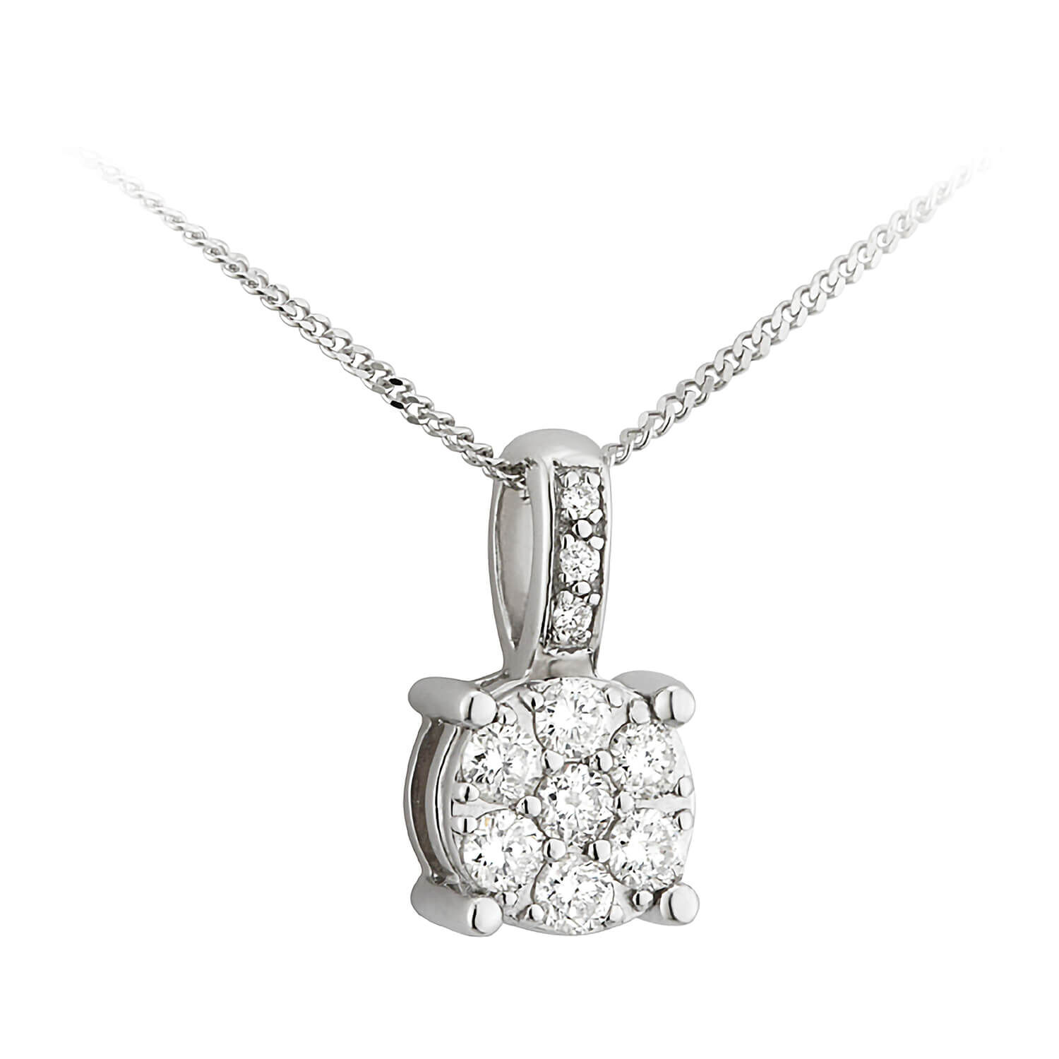 Diamond solitaire discount necklace macys