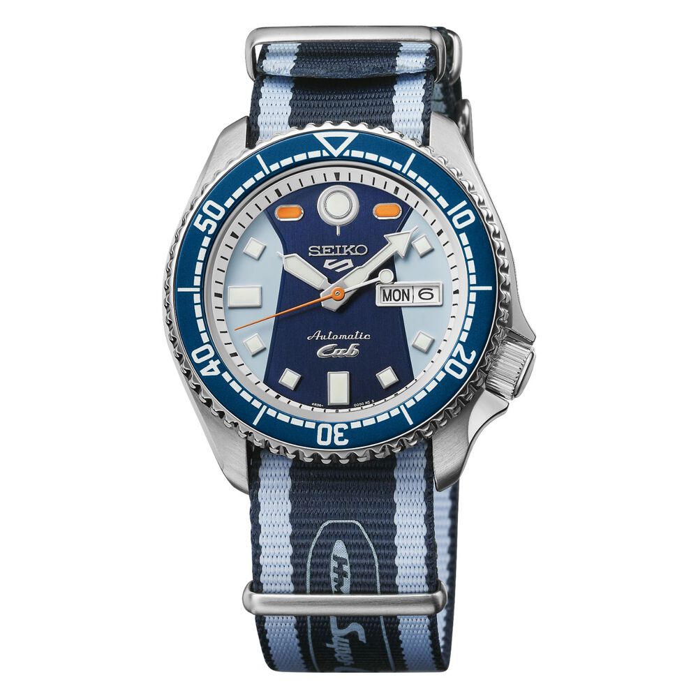 Seiko 5 Sports Honda Super Club 42.5mm Dial Nato Strap Watch