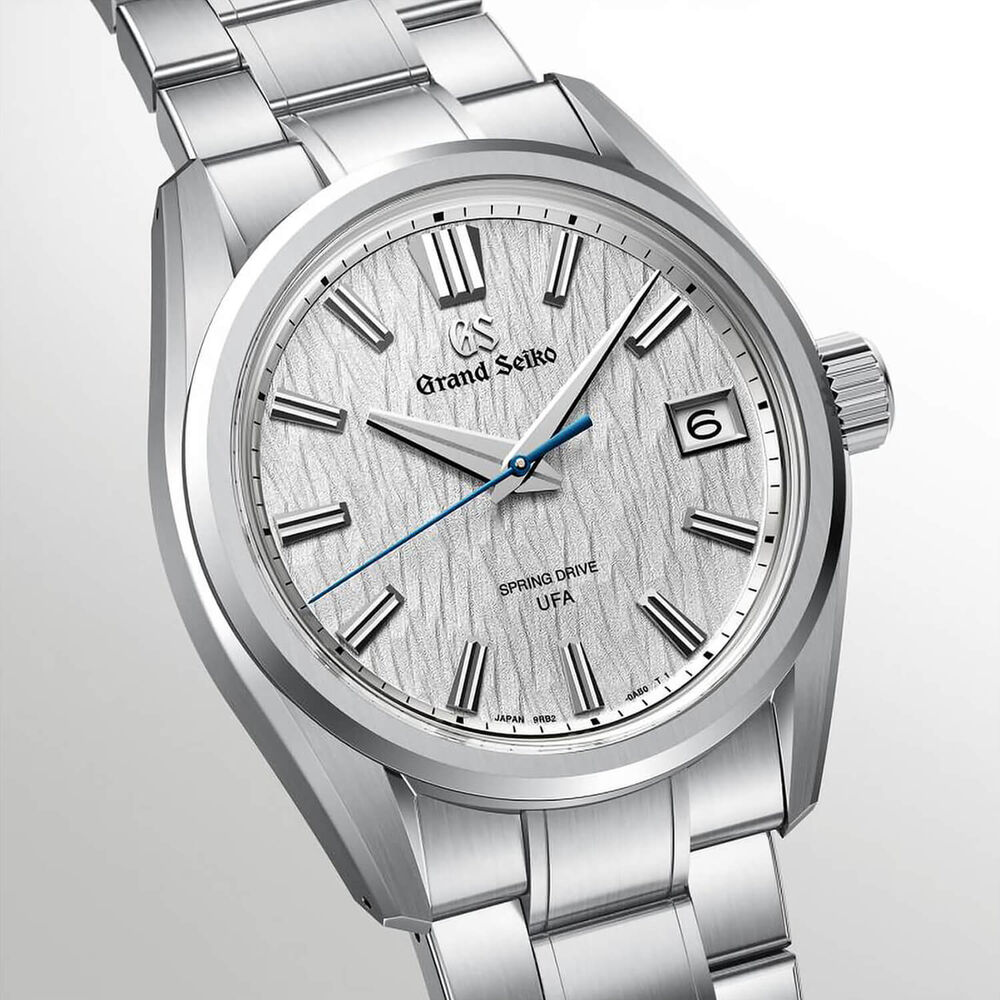 Grand Seiko Evolution 9 'White Birch' Spring Drive UFA 40mm Steel Bracelet Watch