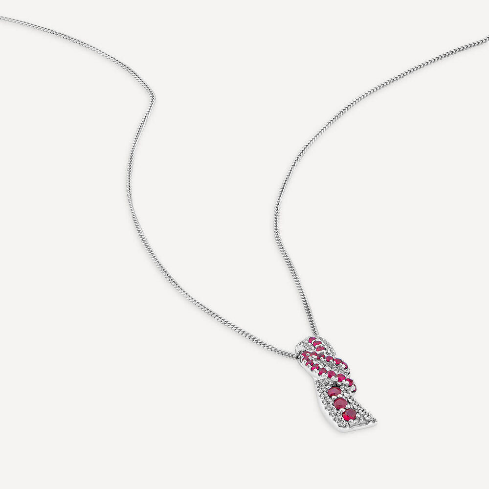 Freeform Infinity Inspired Genuine Opal Pendant or Necklace