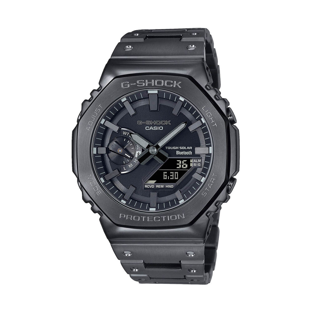 G-SHOCK Full Metal 49.8mm Dial Black Ion Plated Steel Bracelet Watch