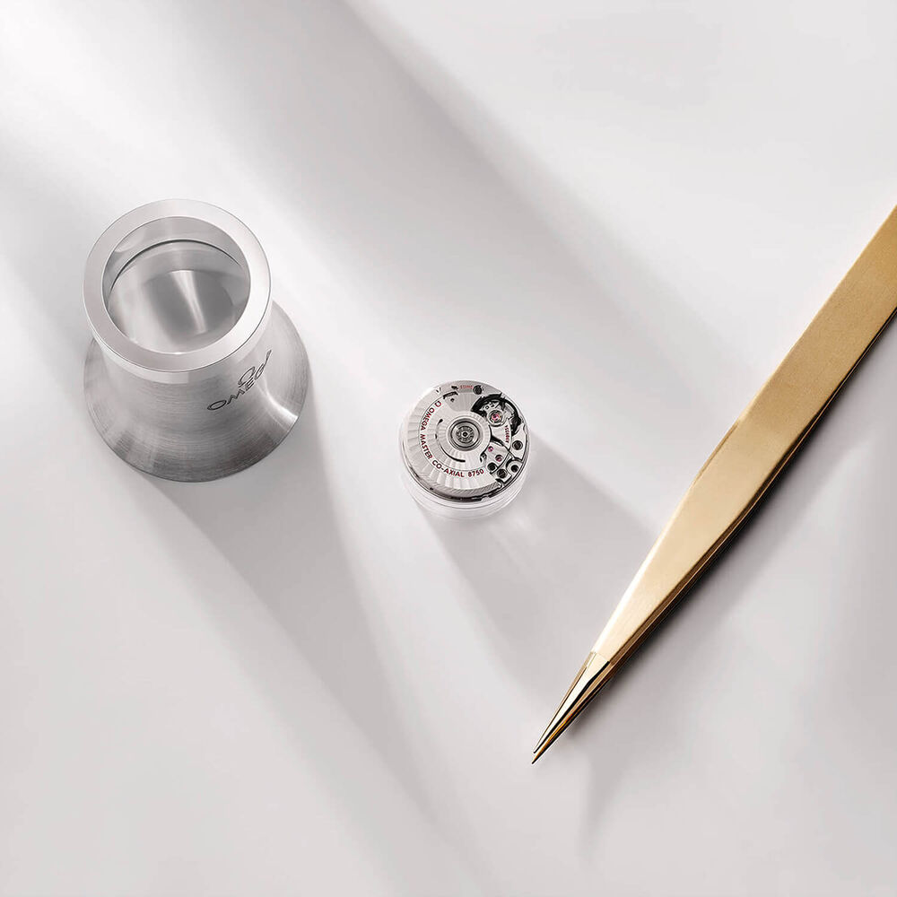 OMEGA Aqua Terra 150M 30mm Linen Dial Sedna™ Gold Bracelet Watch