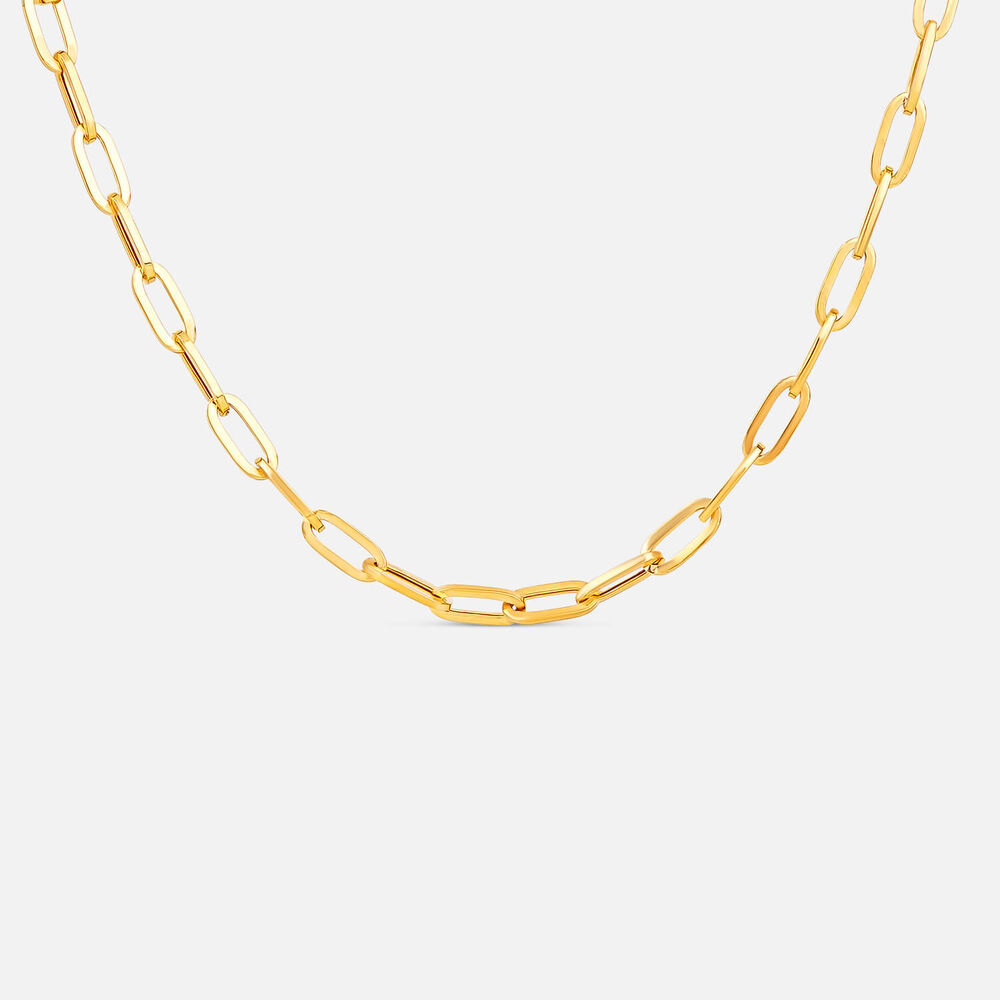 9ct Yellow Gold Paperlink Diamond Cut 20 inch Chain Necklet
