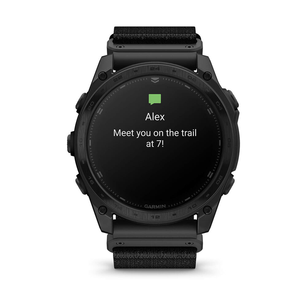Garmin tactix® 8 AMOLED 51mm Dial Black Silicon Strap Watch