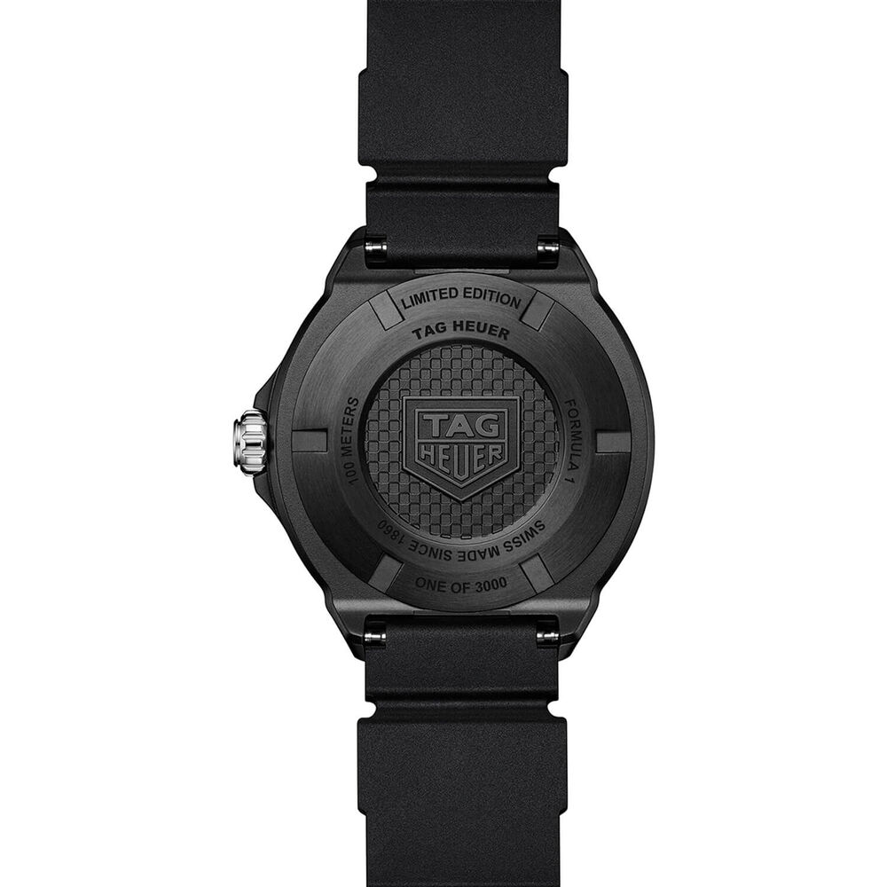 TAG Heuer Formula 1 Solargraph 38mm Black Dial & Bezel Rubber Strap Watch image number 4