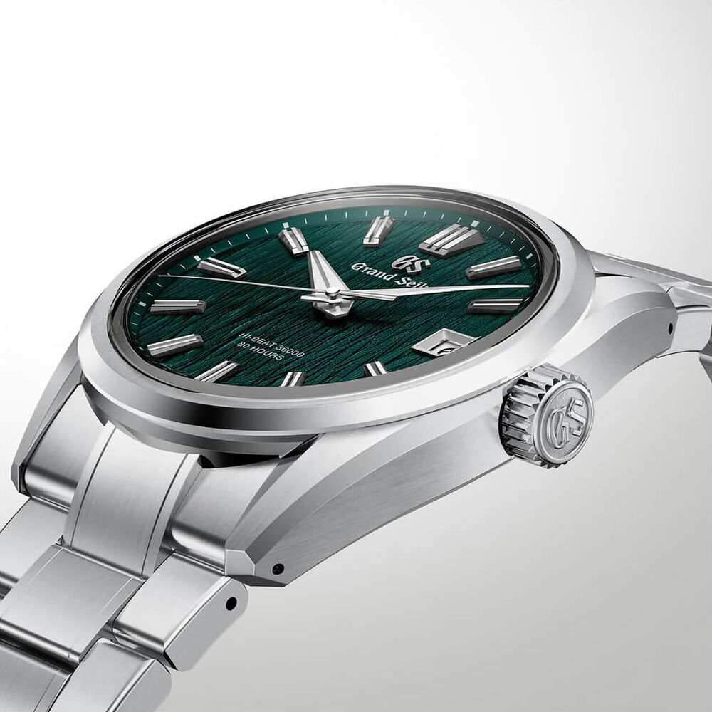 Grand Seiko Evolution 9 'Green Birch' Hi-Beat 40mm Steel Bracelet Watch