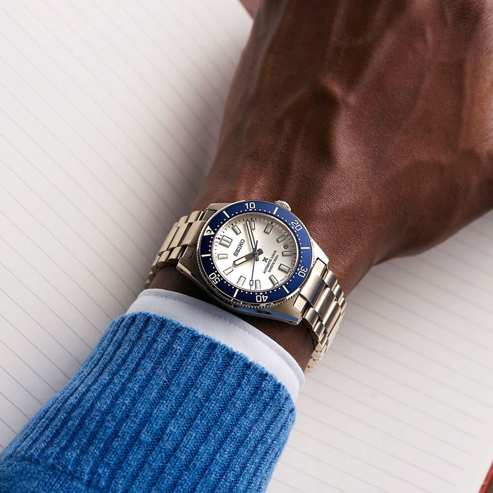 Seiko 145th Anniversary Prospex Diver's 1965 Heritage Limited Edition Silvertone Watch