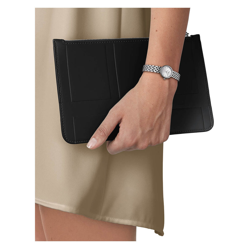 Tissot Lovely Silver Dial Stainless Steel Bracelet Ladies' Watch image number 1