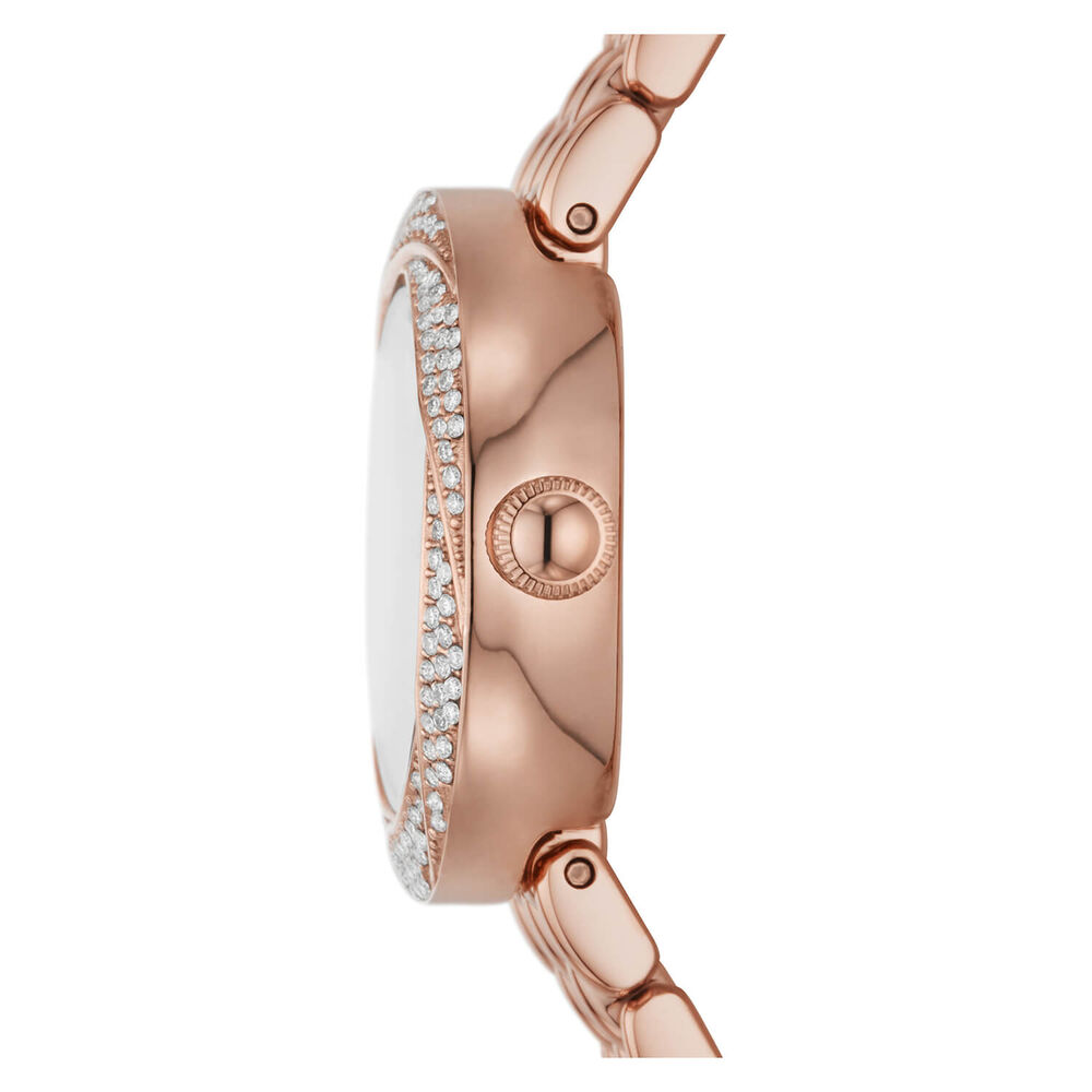 Emporio Armani Rosa 26mm Mother of Pearl Dial Rose Gold Bracelet Watch image number 2