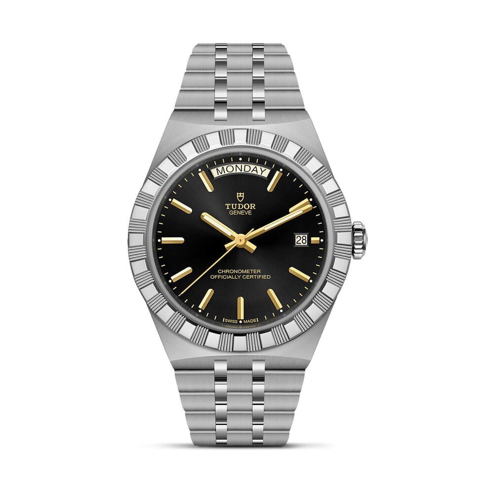 TUDOR Royal 40mm Black Dial Stainless Steel Bracelet Watch