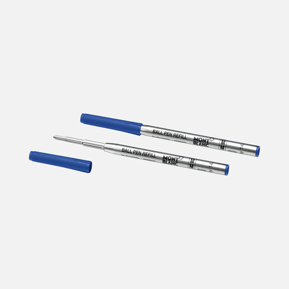 Montblanc Royal Blue Two Medium Ballpoint Pen Refills image number 1