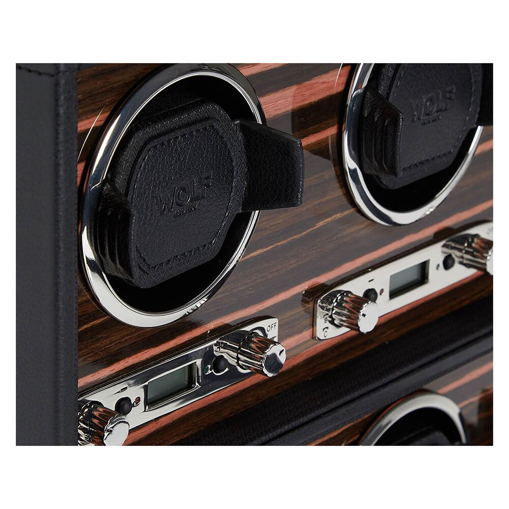 WOLF ROADSTER 6pc Black Watch Winder image number 2