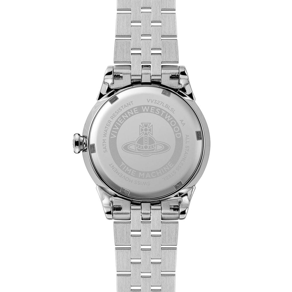 Vivienne Westwood Little Wallace 32mm Pale Blue Dial Steel Bracelet Watch image number 4