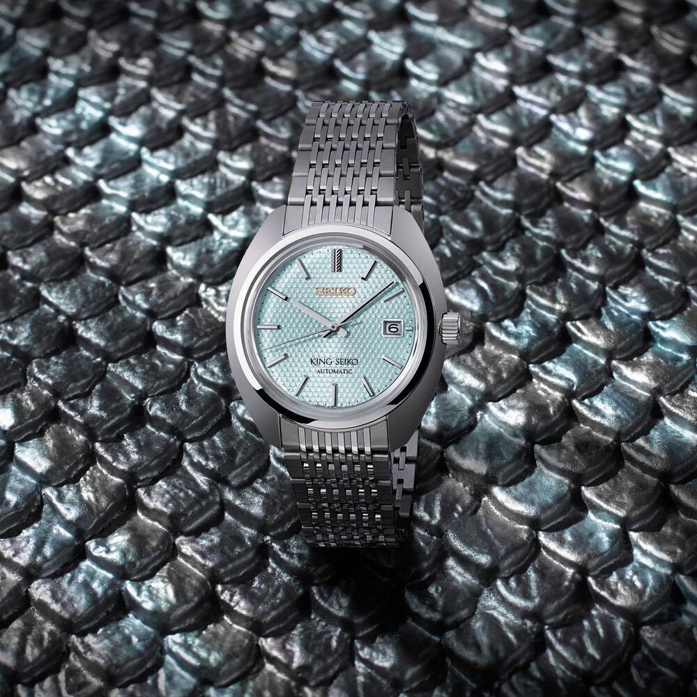 King Seiko &lsquo;Rising Dragon&rsquo; 100th Anniversary of Seiko 6L LE 39.4mm Dial Steel Bracelet Watch image number 8