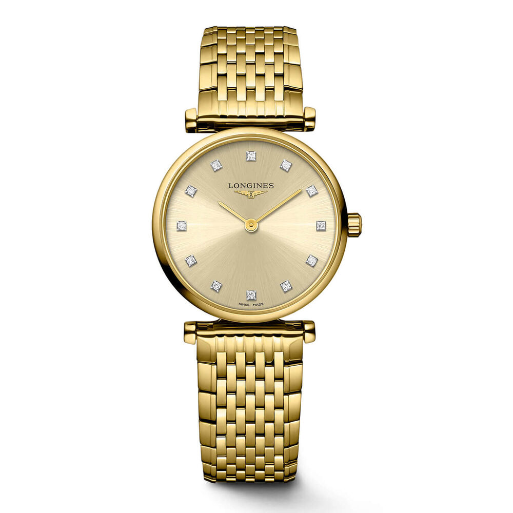Longines La Grande Classique de Longines 24mm Yellow Gold Dial PVD Case Watch image number 0