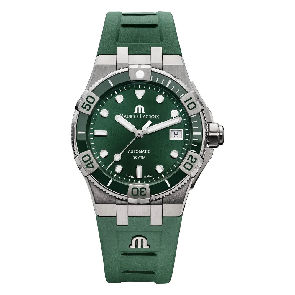 Maurice Lacroix Aikon Venturer 38 Automatic Green Dial Bracelet & Strap Set Watch